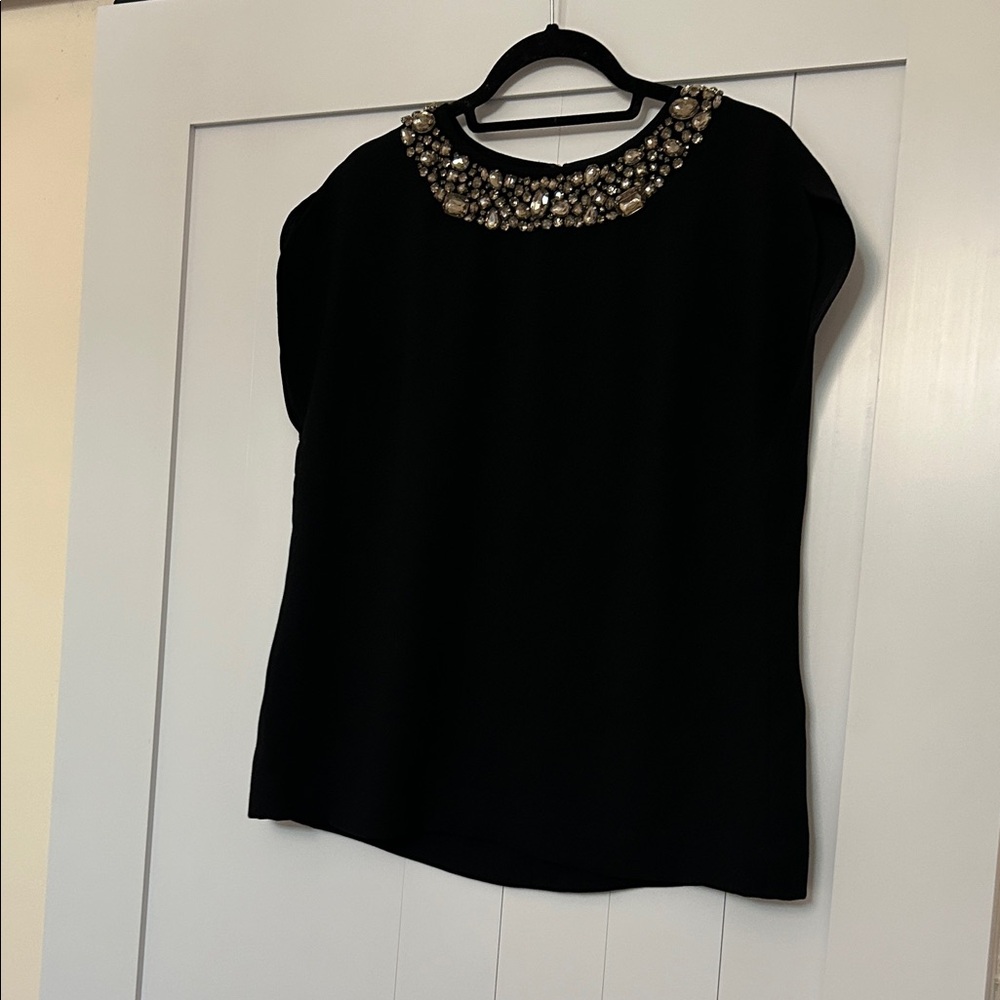 Ted Baker Embellished Black Women's Top